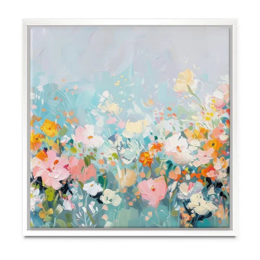 Monet Garden Oversized Canvas Print Monet Garden Oversized Canvas Print wall art product Art Print Shop