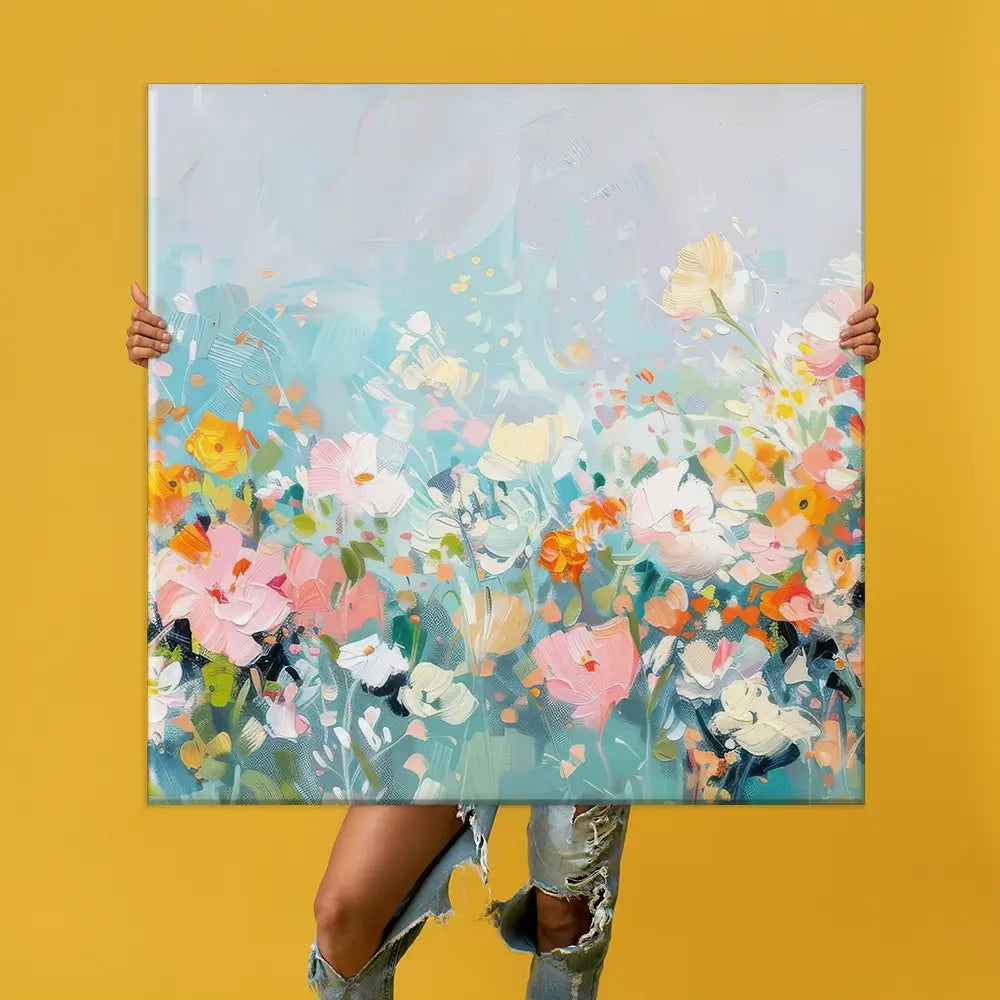 Monet Garden Oversized Canvas Print Monet Garden Oversized Canvas Print wall art product Art Print Shop