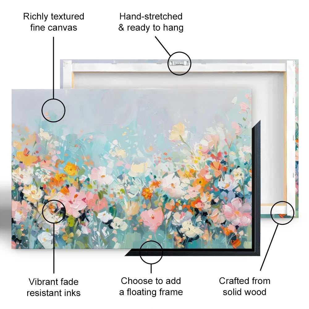 Monet Garden Oversized Canvas Print Monet Garden Oversized Canvas Print wall art product Creative Studio - Independent