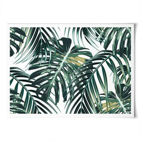 Monstera Leaves 2 Art Print Monstera Leaves 2 Art Print wall art product NataliaKo / Shutterstock
