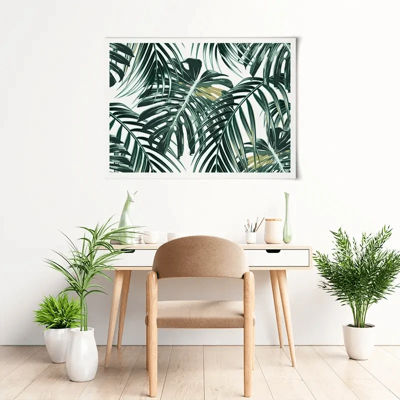 Monstera Leaves 2 Art Print Monstera Leaves 2 Art Print wall art product NataliaKo / Shutterstock
