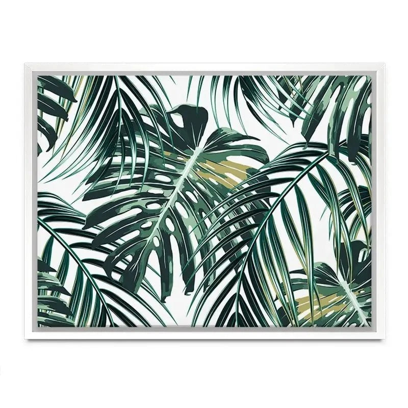 Monstera Leaves 2 Canvas Print Monstera Leaves 2 Canvas Print wall art product NataliaKo / Shutterstock