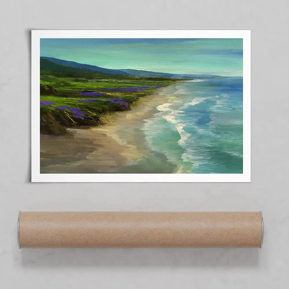 Montara Beach Art Print Montara Beach Art Print wall art product Sheila Finch
