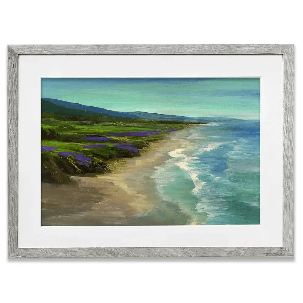 Montara Beach Framed Art Print Montara Beach Framed Art Print wall art product Sheila Finch