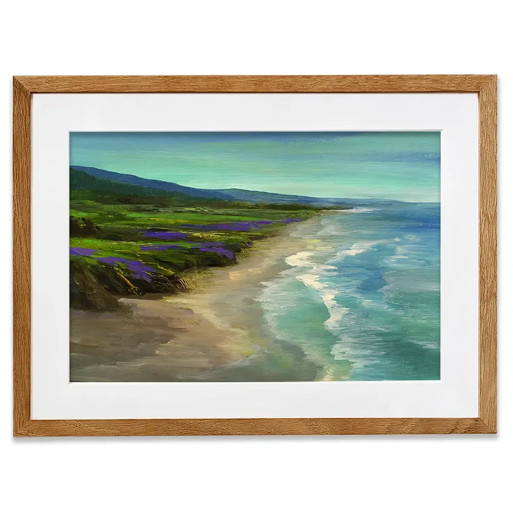 Montara Beach Framed Art Print Montara Beach Framed Art Print wall art product Sheila Finch