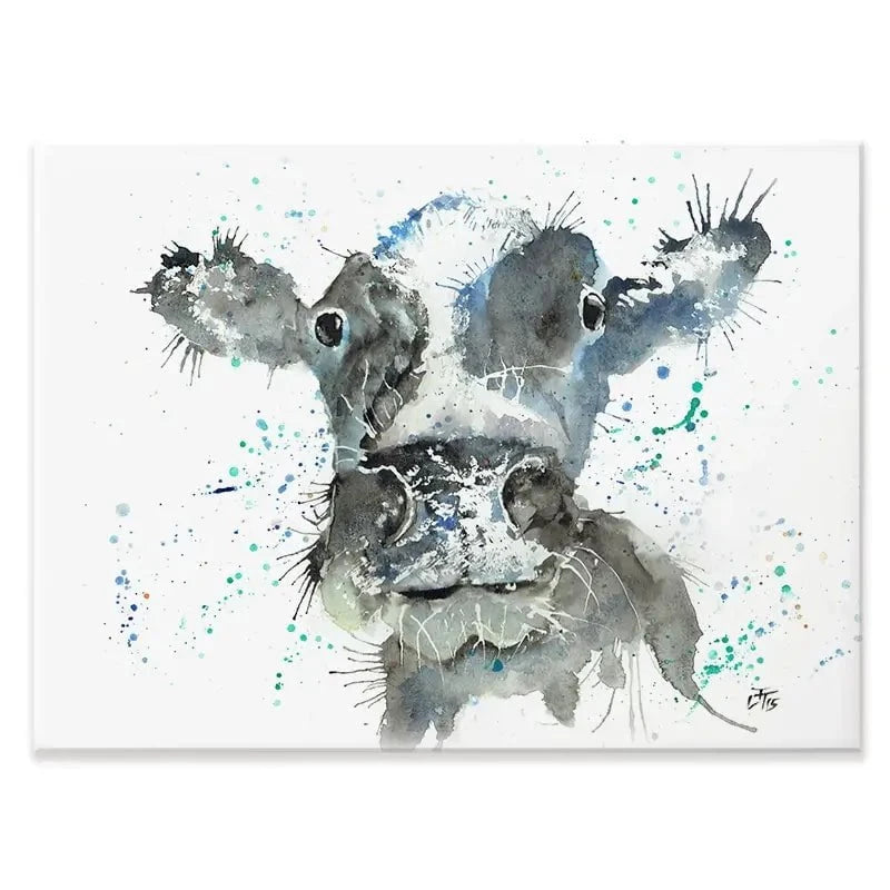Moo Canvas Print Moo Canvas Print wall art product Jamie Taylor