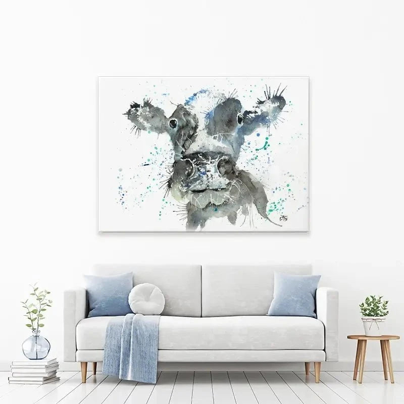 Moo Canvas Print Moo Canvas Print wall art product Jamie Taylor