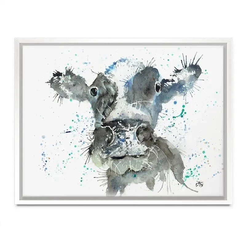Moo Canvas Print Moo Canvas Print wall art product Jamie Taylor
