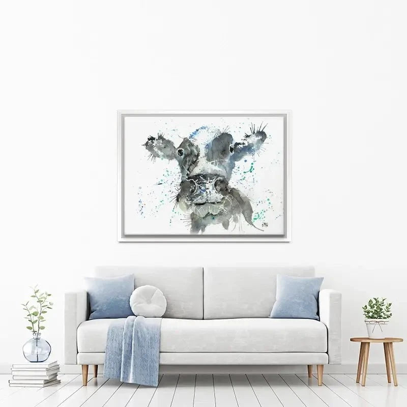 Moo Canvas Print Moo Canvas Print wall art product Jamie Taylor