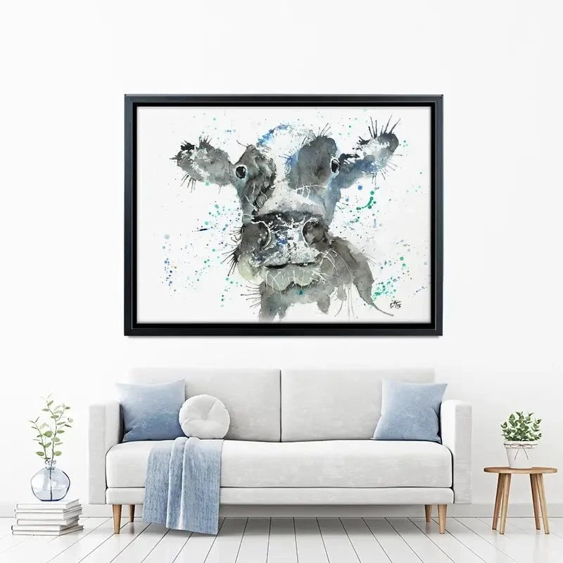 Moo Canvas Print Moo Canvas Print wall art product Jamie Taylor