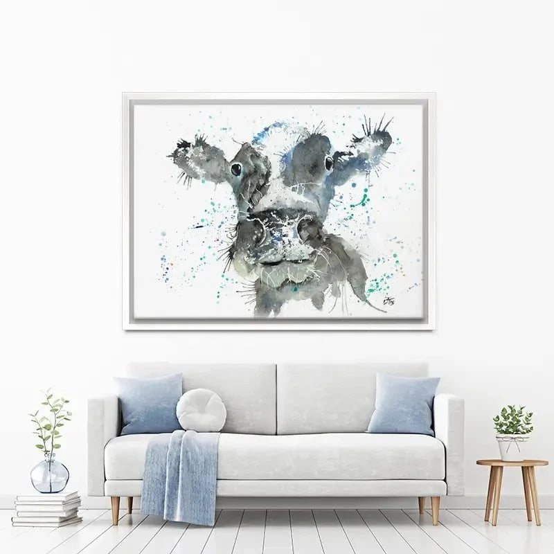 Moo Canvas Print Moo Canvas Print wall art product Jamie Taylor