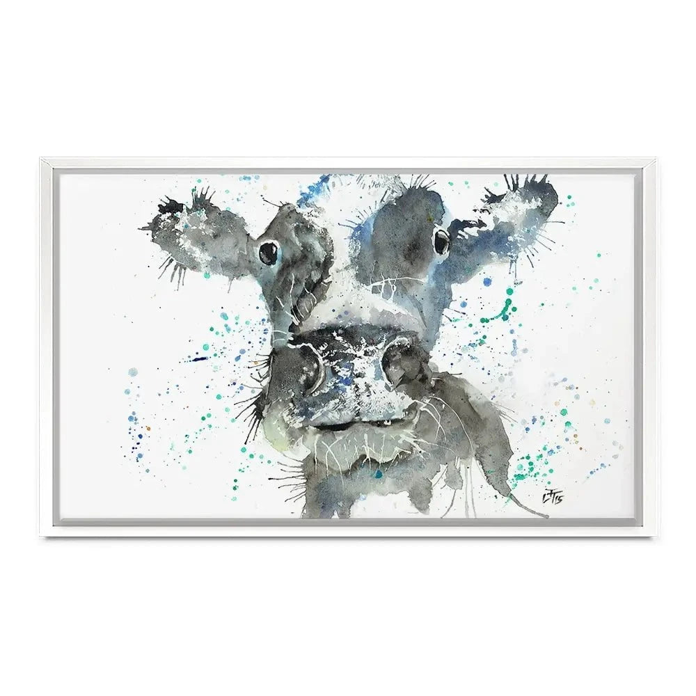 Moo Canvas Print Moo Canvas Print wall art product Jamie Taylor