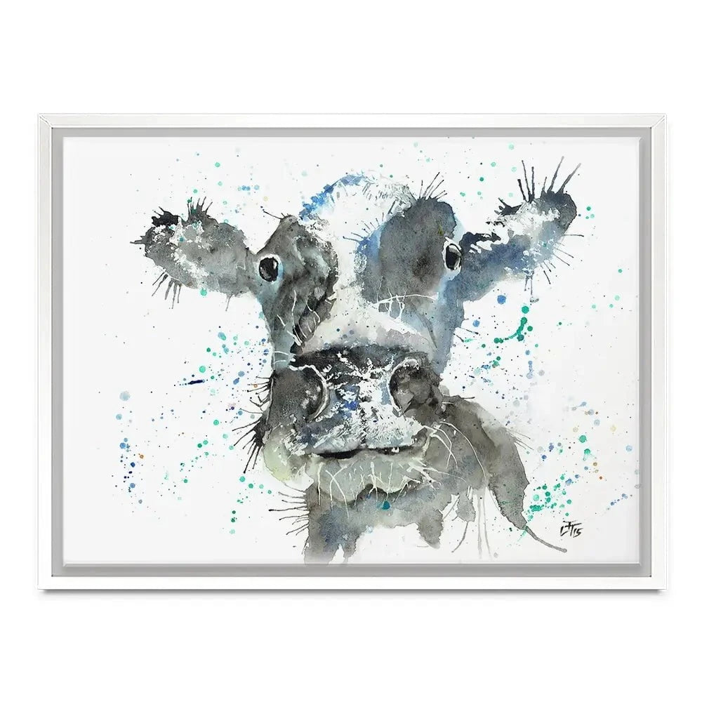 Moo Canvas Print Moo Canvas Print wall art product Jamie Taylor