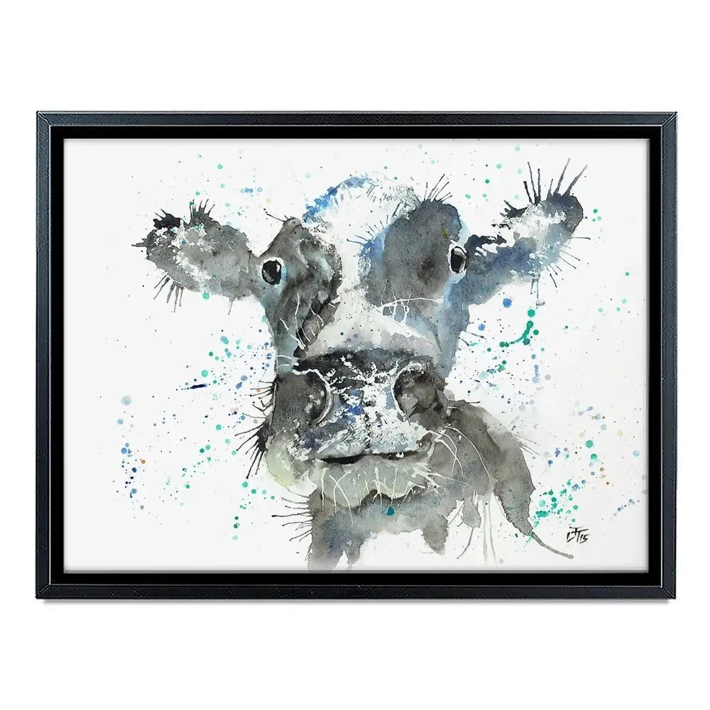 Moo Canvas Print Moo Canvas Print wall art product Jamie Taylor