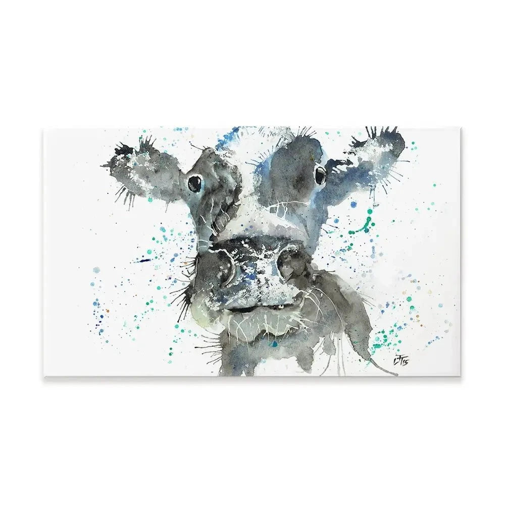 Moo Canvas Print Moo Canvas Print wall art product Jamie Taylor