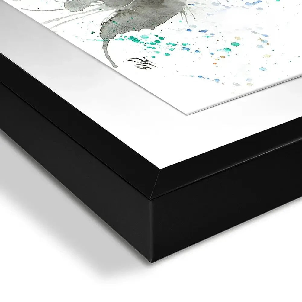 Moo Framed Art Print Moo Framed Art Print wall art product Jamie Taylor