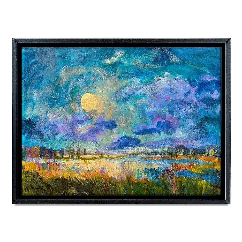Moon Rising Canvas Print Moon Rising Canvas Print wall art product Dorothy Fagan