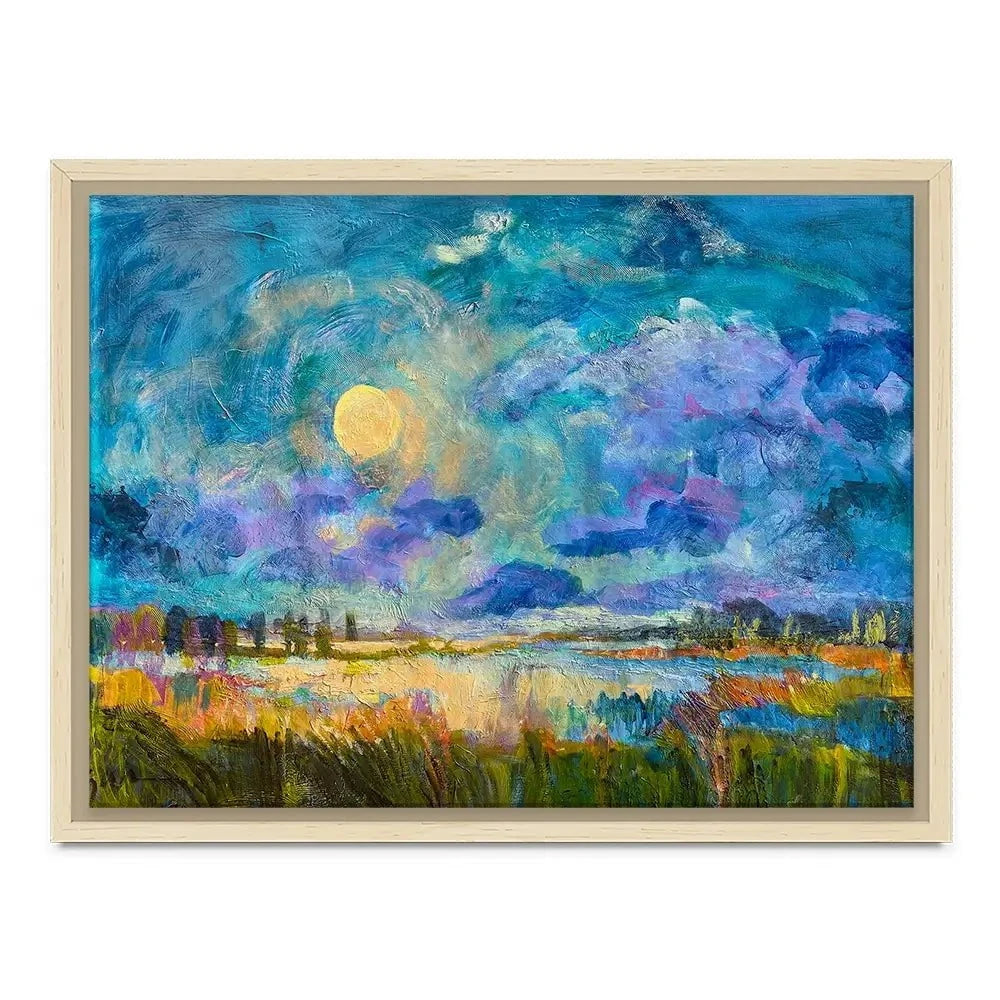 Moon Rising Canvas Print Moon Rising Canvas Print wall art product Dorothy Fagan