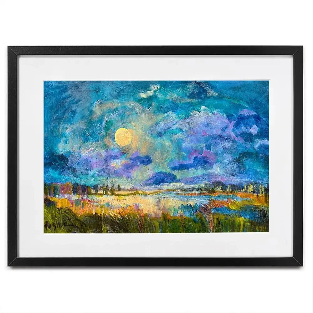 Moon Rising Framed Art Print Moon Rising Framed Art Print wall art product Dorothy Fagan