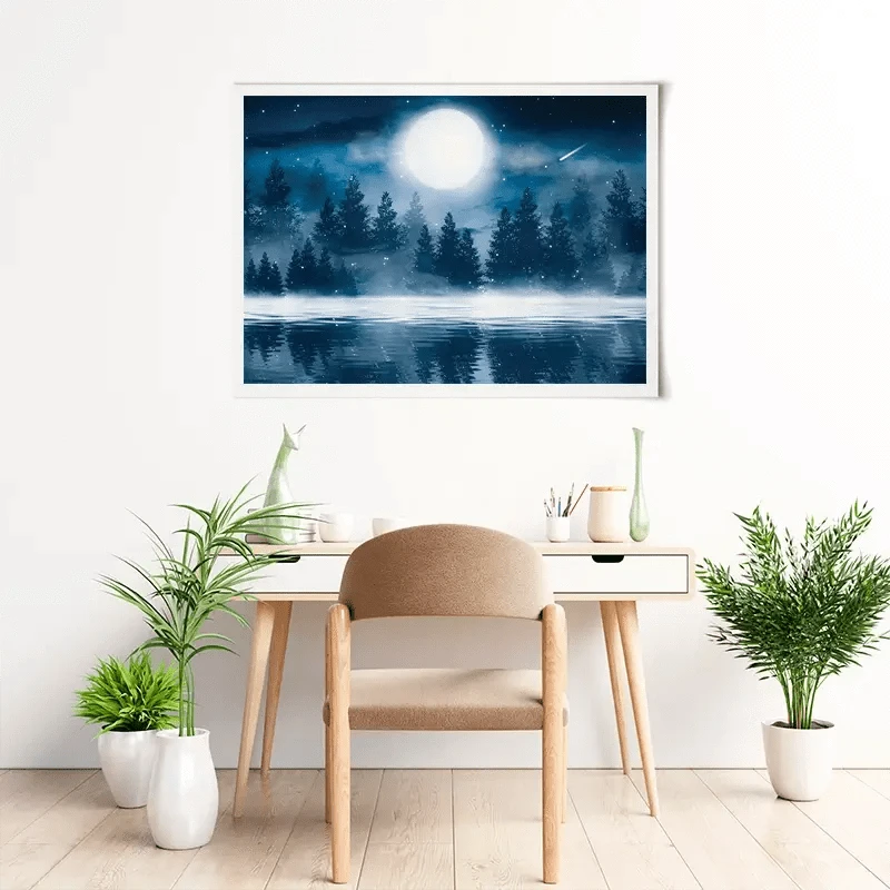 Moonlight Art Print Moonlight Art Print wall art product Mia Stendal / Shutterstock