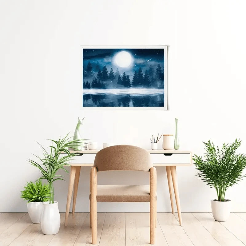 Moonlight Art Print Moonlight Art Print wall art product Mia Stendal / Shutterstock