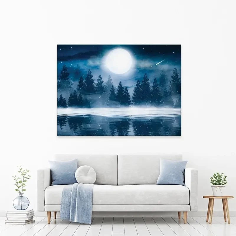 Moonlight Canvas Print Moonlight Canvas Print wall art product Mia Stendal / Shutterstock