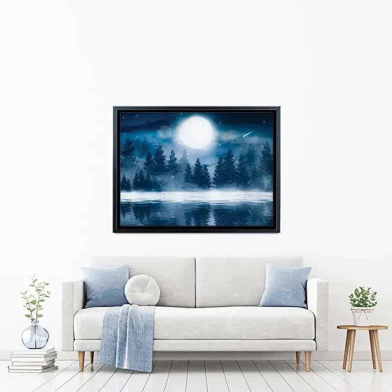 Moonlight Canvas Print Moonlight Canvas Print wall art product Mia Stendal / Shutterstock