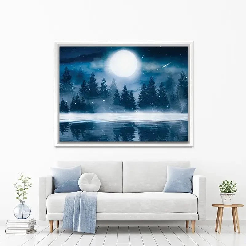 Moonlight Canvas Print Moonlight Canvas Print wall art product Mia Stendal / Shutterstock
