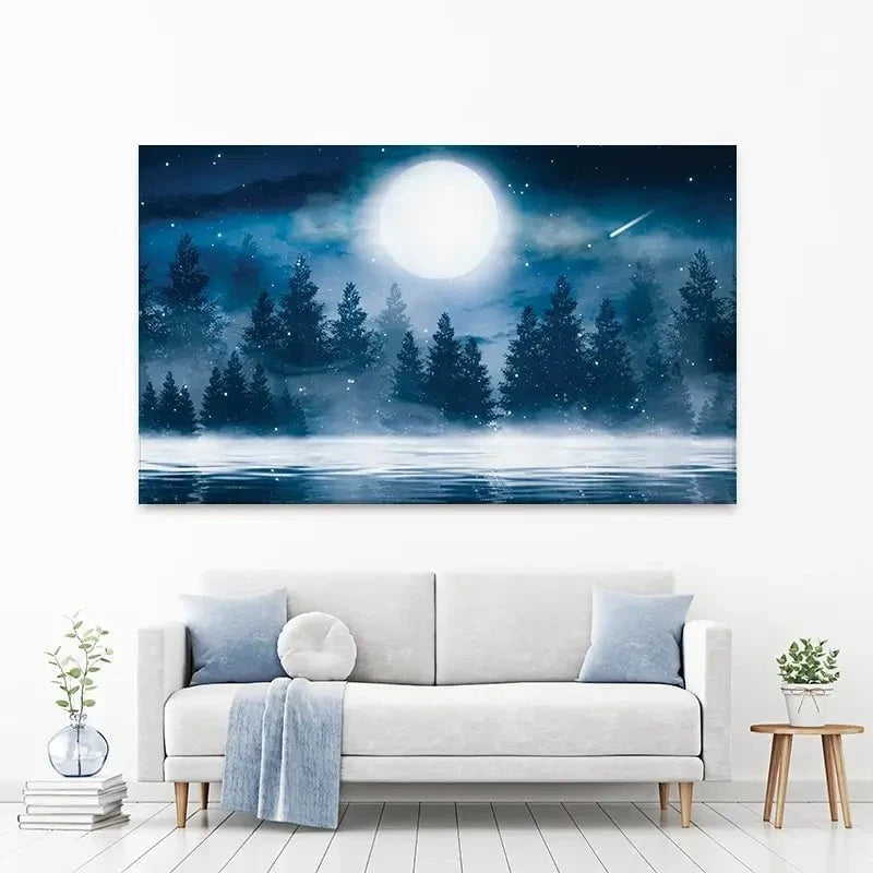 Moonlight Canvas Print Moonlight Canvas Print wall art product Mia Stendal / Shutterstock