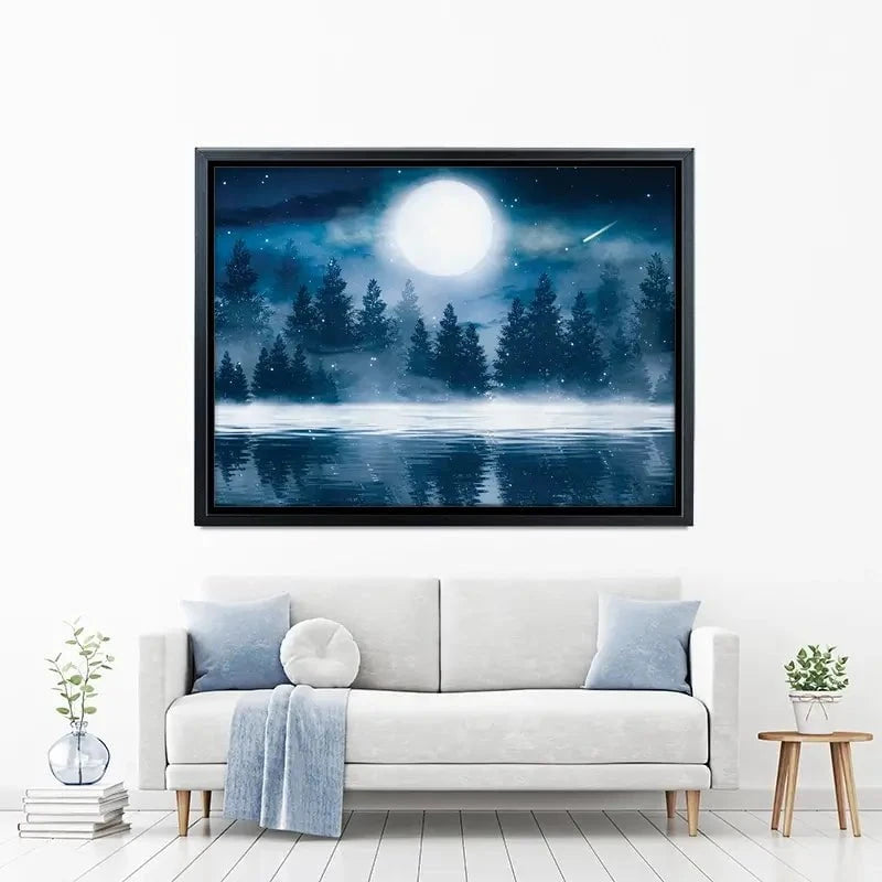 Moonlight Canvas Print Moonlight Canvas Print wall art product Mia Stendal / Shutterstock