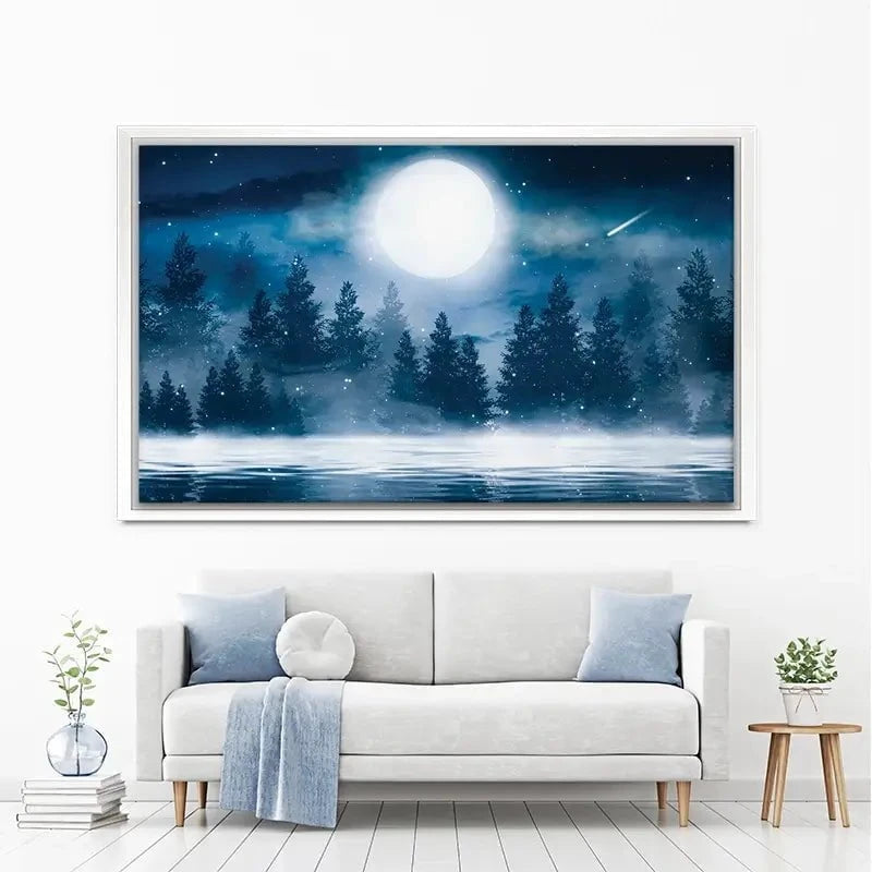 Moonlight Canvas Print Moonlight Canvas Print wall art product Mia Stendal / Shutterstock