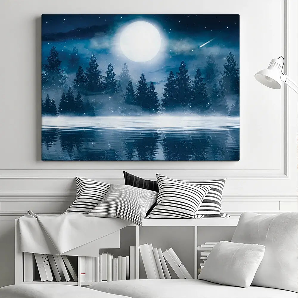 Moonlight Canvas Print Moonlight Canvas Print wall art product Mia Stendal / Shutterstock