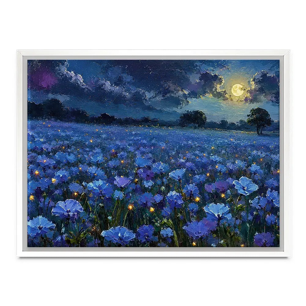 Moonlight Magic Meadow Canvas Print Moonlight Magic Meadow Canvas Print wall art product David Alexander Elder