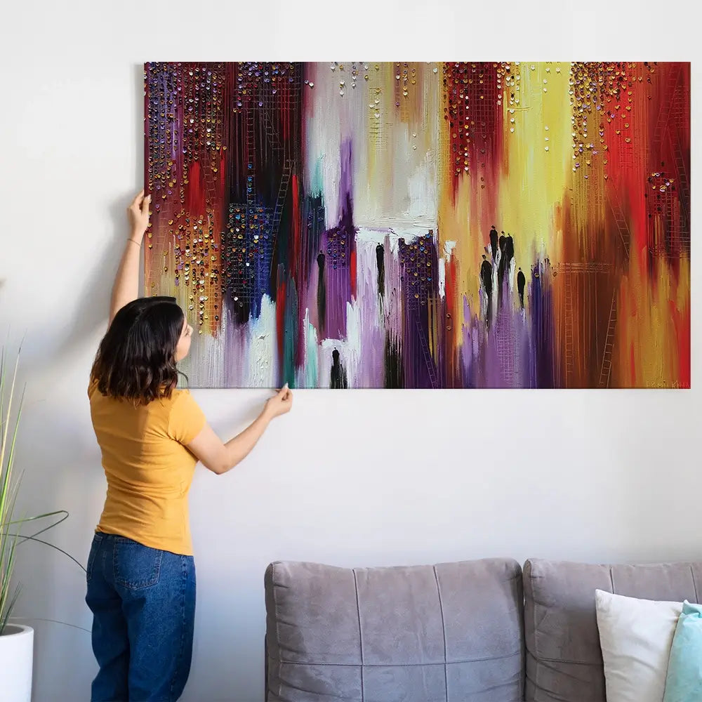 Moonlight Oversized Canvas Print Moonlight Oversized Canvas Print wall art product Ekaterina Ermilkina