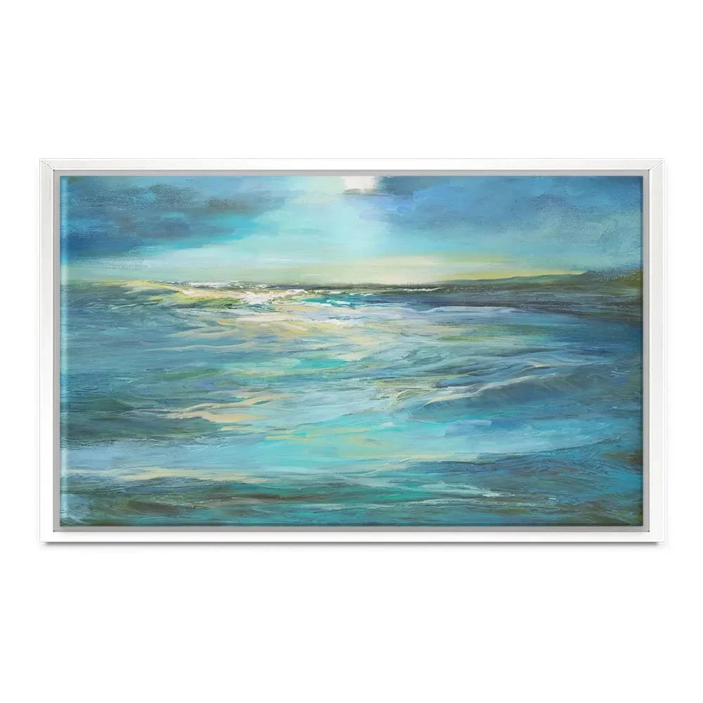 Moonlight Reef Canvas Print Moonlight Reef Canvas Print wall art product Sheila Finch