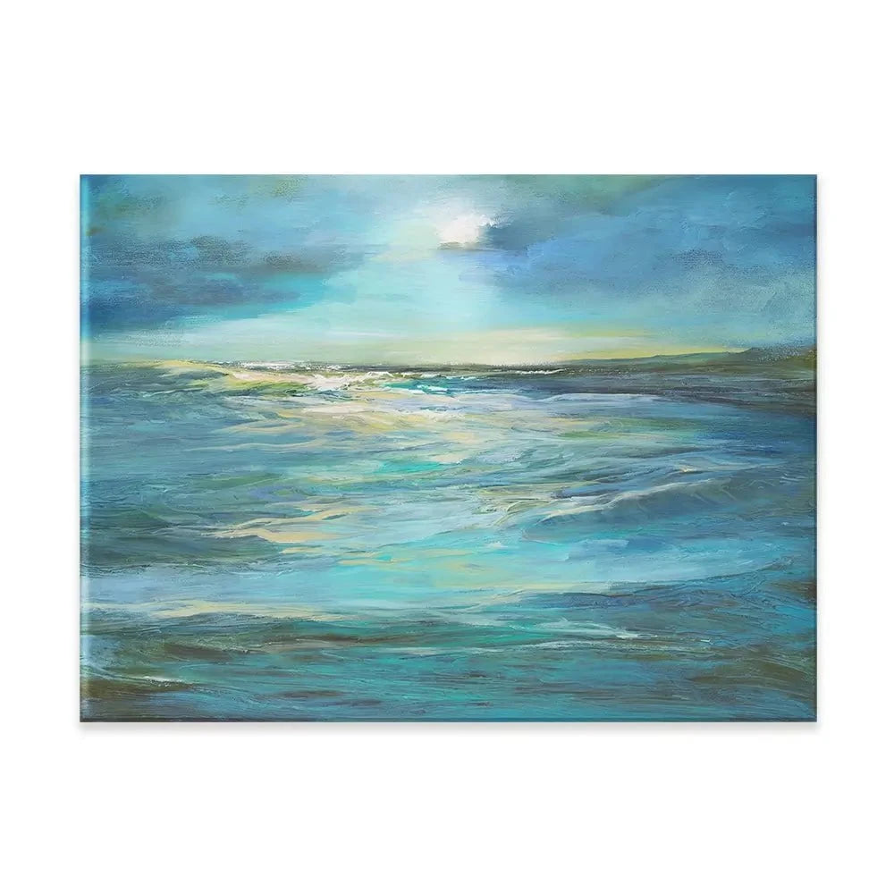 Moonlight Reef Canvas Print Moonlight Reef Canvas Print wall art product Sheila Finch
