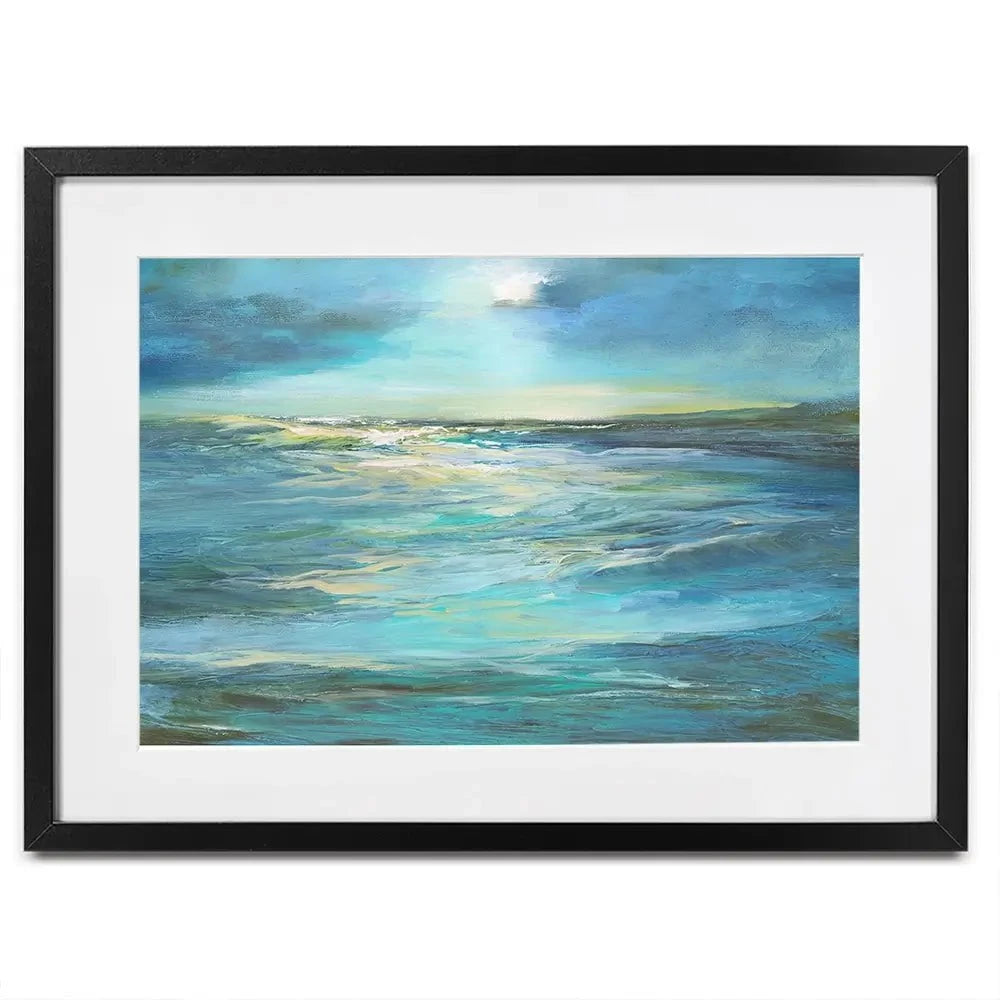 Moonlight Reef Framed Art Print Moonlight Reef Framed Art Print wall art product Sheila Finch