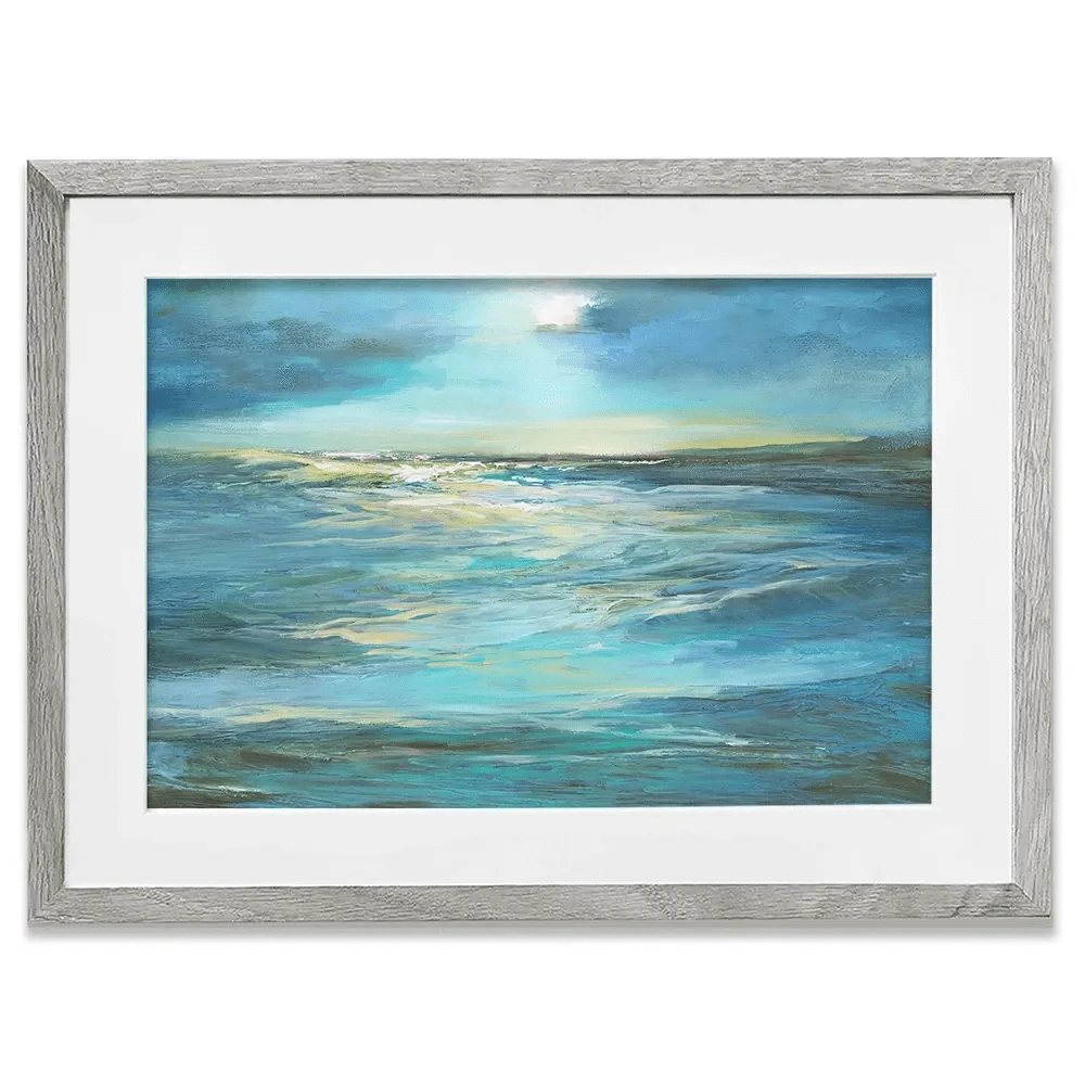 Moonlight Reef Framed Art Print Moonlight Reef Framed Art Print wall art product Sheila Finch