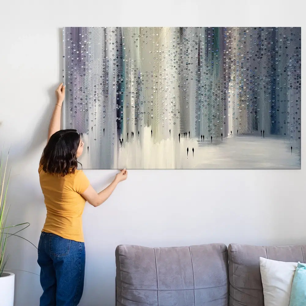 Moonlight Serenity Oversized Canvas Print Moonlight Serenity Oversized Canvas Print wall art product Ekaterina Ermilkina