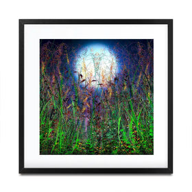 Moonlight Shadows Square Framed Art Print Moonlight Shadows Square Framed Art Print wall art product Lena Owens - Independent