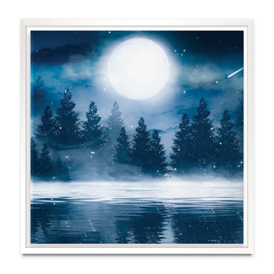 Moonlight Square Canvas Print wall art product Mia Stendal / Shutterstock