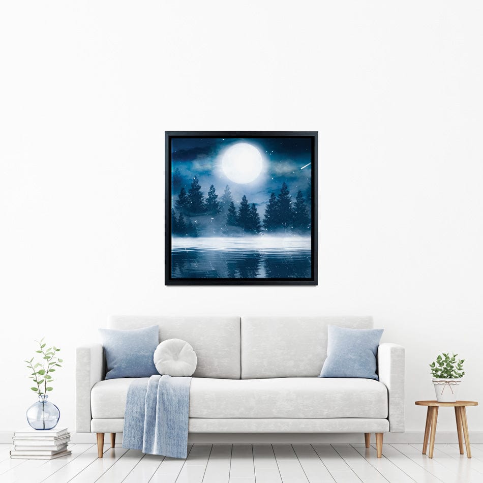 Moonlight Square Canvas Print wall art product Mia Stendal / Shutterstock