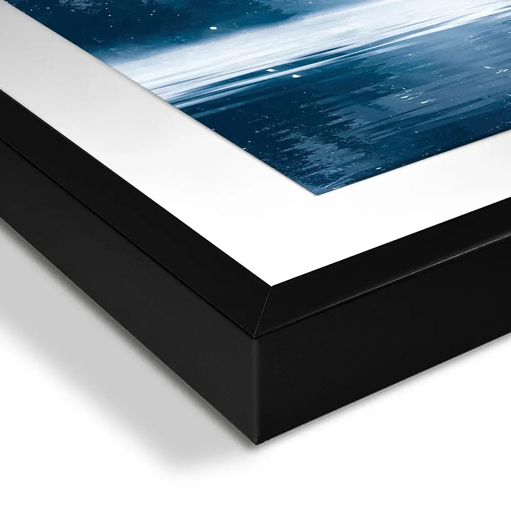 Moonlight Square Framed Art Print Moonlight Square Framed Art Print wall art product Mia Stendal / Shutterstock