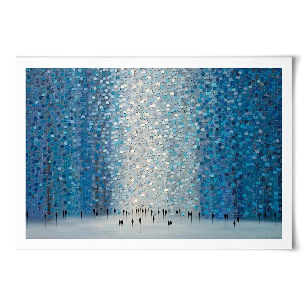 Moonlight Walk Art Print Moonlight Walk Art Print wall art product Ekaterina Ermilkina