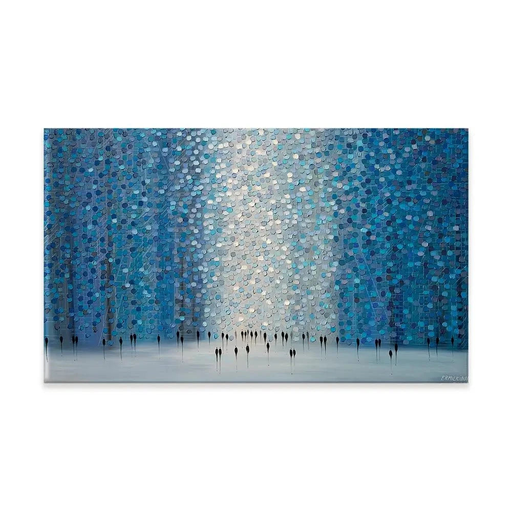 Moonlight Walk Canvas Print Moonlight Walk Canvas Print wall art product Ekaterina Ermilkina