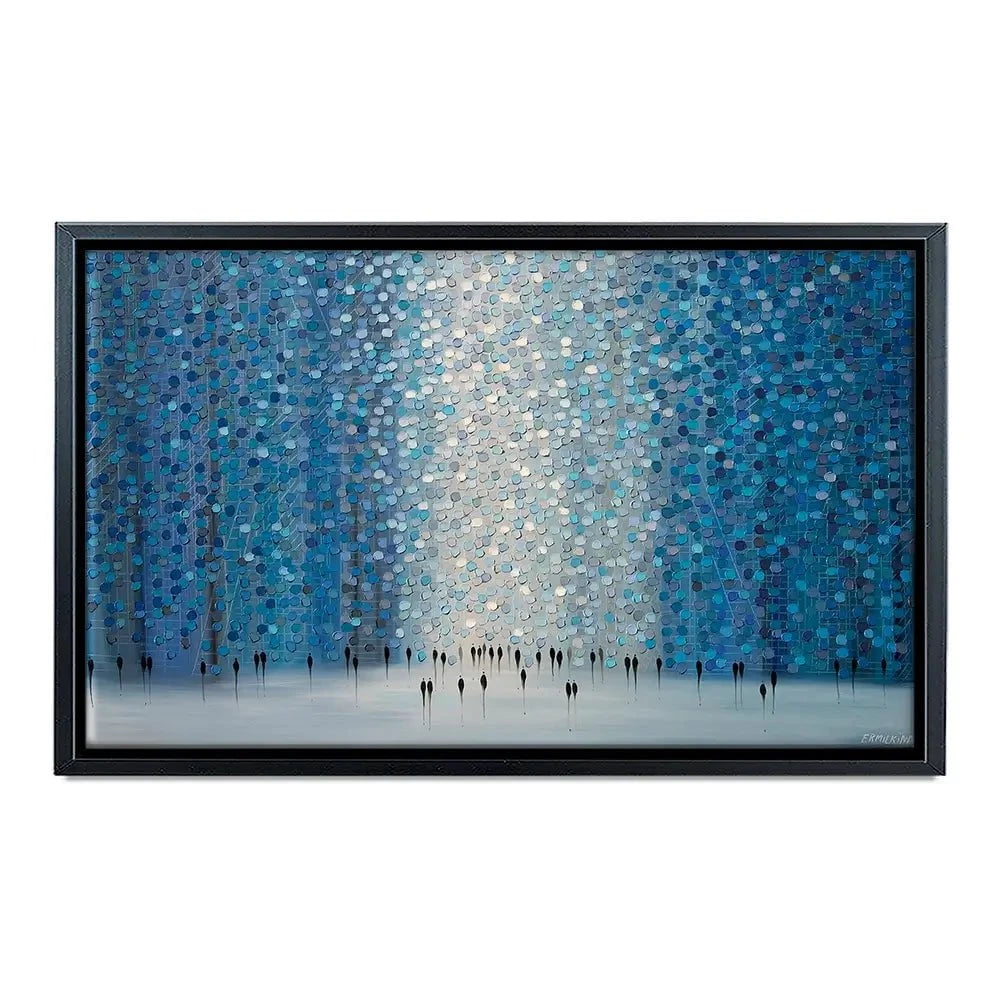 Moonlight Walk Canvas Print Moonlight Walk Canvas Print wall art product Ekaterina Ermilkina