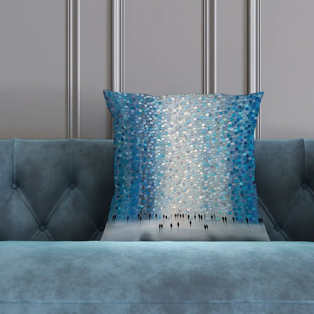 Moonlight Walk Cushion Moonlight Walk Cushion wall art product Art Print Shop