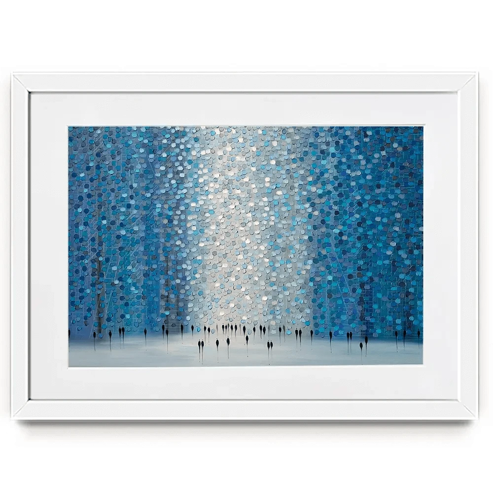 Moonlight Walk Framed Art Print Moonlight Walk Framed Art Print wall art product Ekaterina Ermilkina