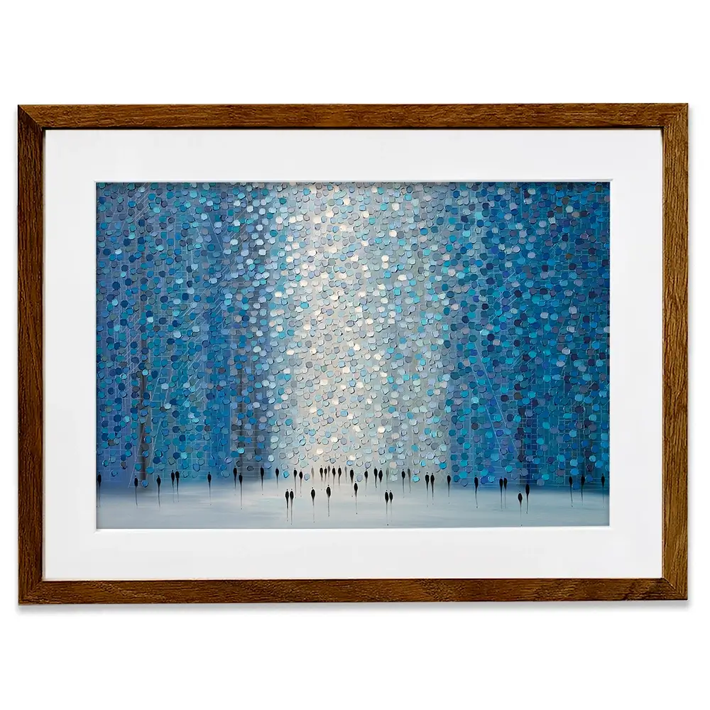 Moonlight Walk Framed Art Print Moonlight Walk Framed Art Print wall art product Ekaterina Ermilkina