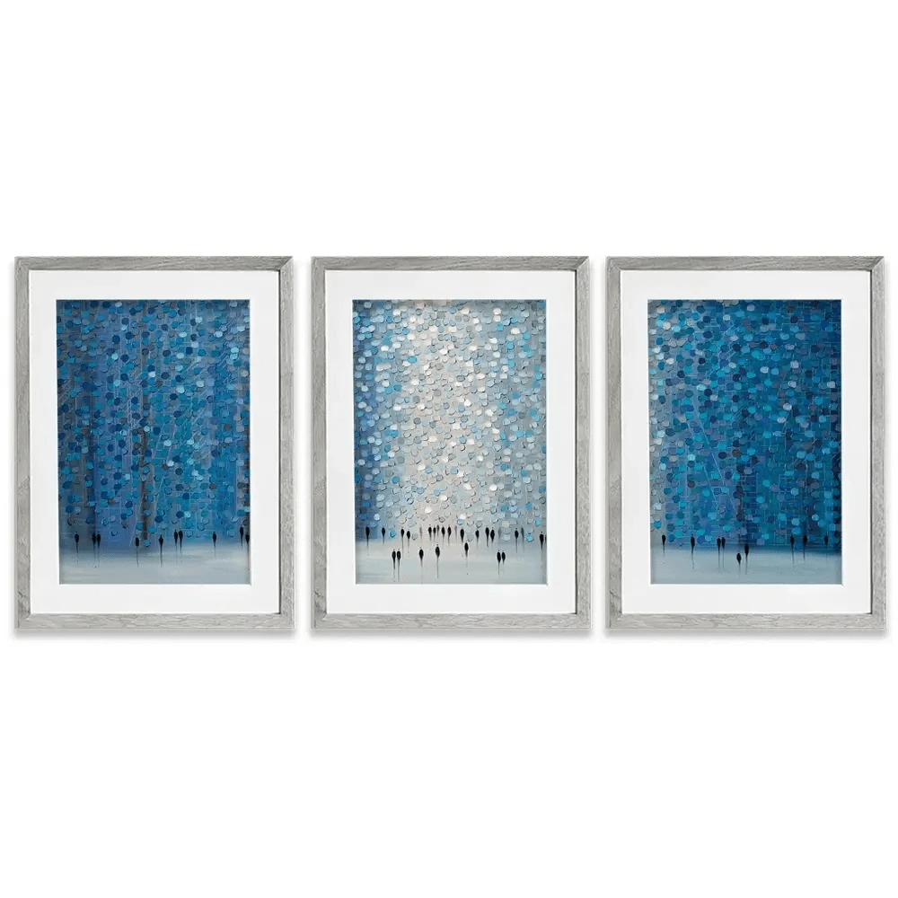 Moonlight Walk Framed Art Print Trio Moonlight Walk Framed Art Print Trio wall art product Ekaterina Ermilkina